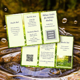Flyer Logotipo Pequeno de Negócios ao Ar Livre Salutar S