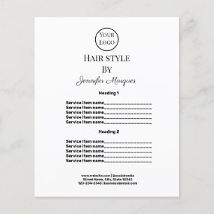 Flyer logotipo personalizado aqui adicione o seu site ca