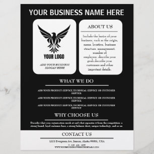 Flyer Logotipo Personalizado de Anúncios de Negócios Nov