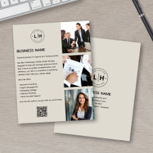 Logotipo personalizado moderno Foto QR Business