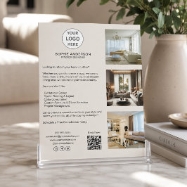 Flyer Logotipo Personalizado Moderno Profissional de Neg