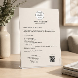 Flyer Logotipo Personalizado Moderno Profissional Empres