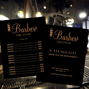 Flyer Logotipo profissional da lista de preços de compro