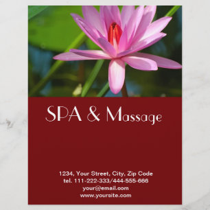 Flyer Lótus rosa