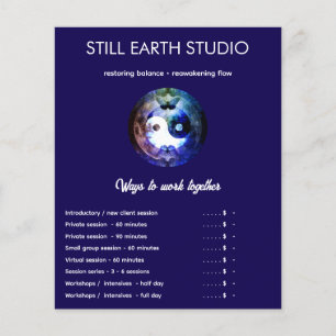 Flyer Lua Irmã   Design Yin Yang