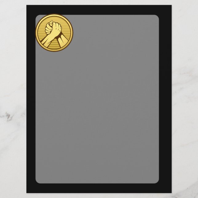 Flyer Luta do braço Dourada (Frente)