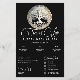 Flyer Luz da Lua Lembrada   Árvore da Vida