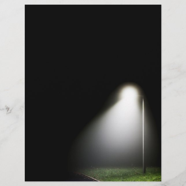 Flyer Luz solteiro na rua à noite - passageiro (Frente)