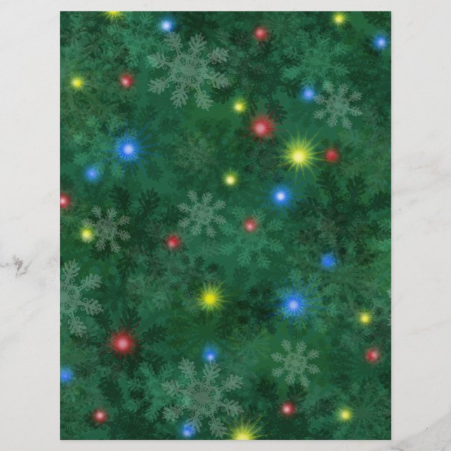 Flyer Luzes de neve de Natal (Frente)