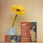 Flyer Madonna 1894 Versão De Edvard Munch, Classes De Ar<br><div class="desc">Madonna 1894 Versão De Edvard Munch,  Professora De Arte,  Folheto Publicitário De Classe Arte Da Loja De Cartão de visita.</div>