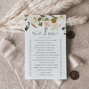 Flyer Magnolia Elegante Ela Preferencialmente Jogo