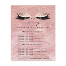 Makeup Artist Beauty Lash Glitter Price List Marbl