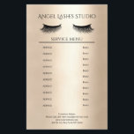 Flyer Makeup Artist Eyelash Extensions Beidseitig<br><div class="desc">Maskenbildner-Kosmetiker- Eyelash Extensions-Flyer-Preisliste em Goldfarben. Über " weiteres personalisieren" können Sie Schriftart,  Farbe,  Position etc. individuell wählen und verändern. Bei diesem Produkt werden keine Goldpartikel / Glitzer verwendet,  Dourada nur der Farbton.</div>