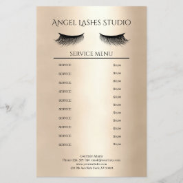 Flyer Makeup Artist Eyelash Extensions Beidseitig