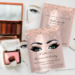 Flyer Makeup Eyelashes Beauty Salon Green Eyes Drives<br><div class="desc">coleção de salão de beleza de luxo florenceK</div>