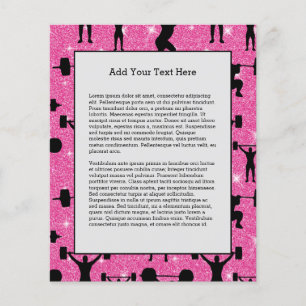 Flyer Malhação Workout Gym Esporte Rosa