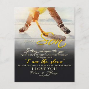 Flyer Mamãe Para o meu filho dotado, Filho Aniversário