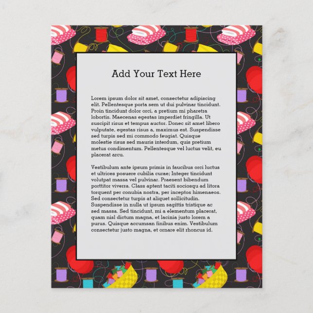 Flyer Manchas Cordas de Costura Pinos Pinos Cobertores d (Frente)