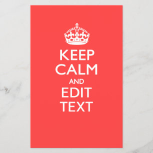 Flyer Mantenha a CALM personalizada e mande seu texto a 