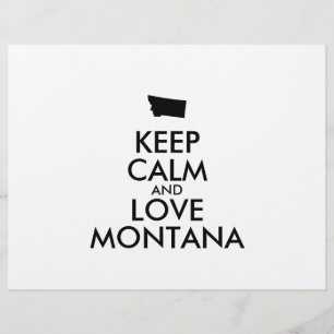 Flyer MANTENHA A CALMA PERSONALIZÁVEL e AME MONTANA