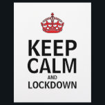 Flyer Manter Poster de Calm e Bloqueio<br><div class="desc">Mantenha o Poster de Calm e Bloqueio</div>