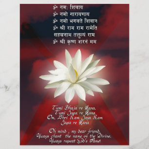 Flyer Mantra do Amor