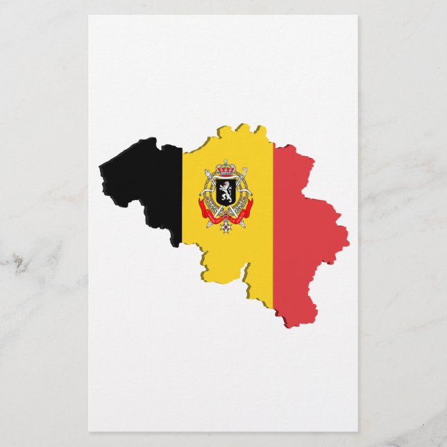 Flyer Mapa da Bélgica (Frente)