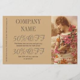 Flyer maquiagem de garota do grande gatsby cabeleireiro 