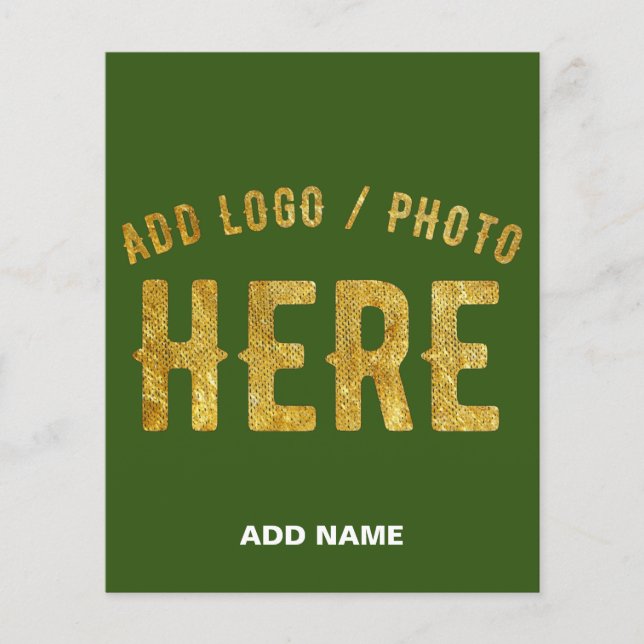 FLYER MARCA VERIFICADA VERDE FLORESTA MODERNA E ESTILOSA (Frente)