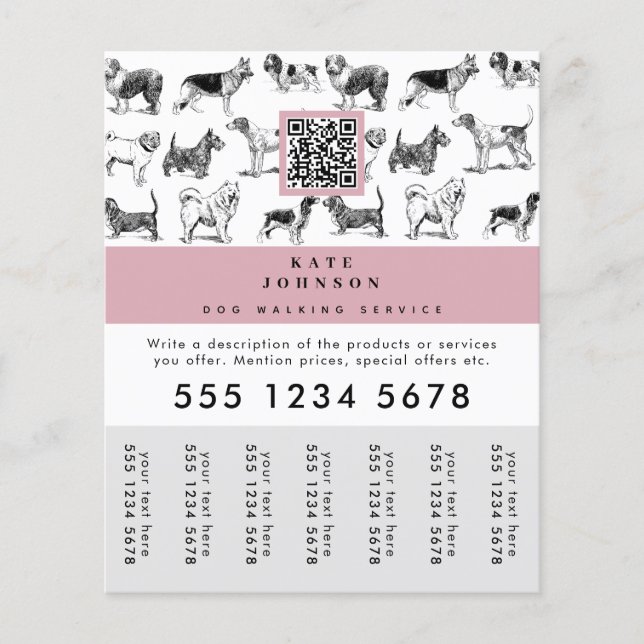 Flyer Marcadores de Rasgões para Cachorros que Aproximam (Frente)