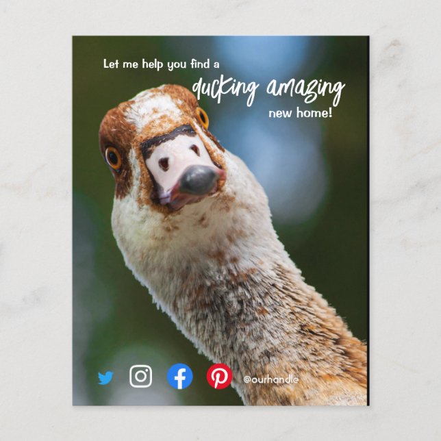 Flyer marketing de agente imobiliário maravilhoso de pat (Frente)