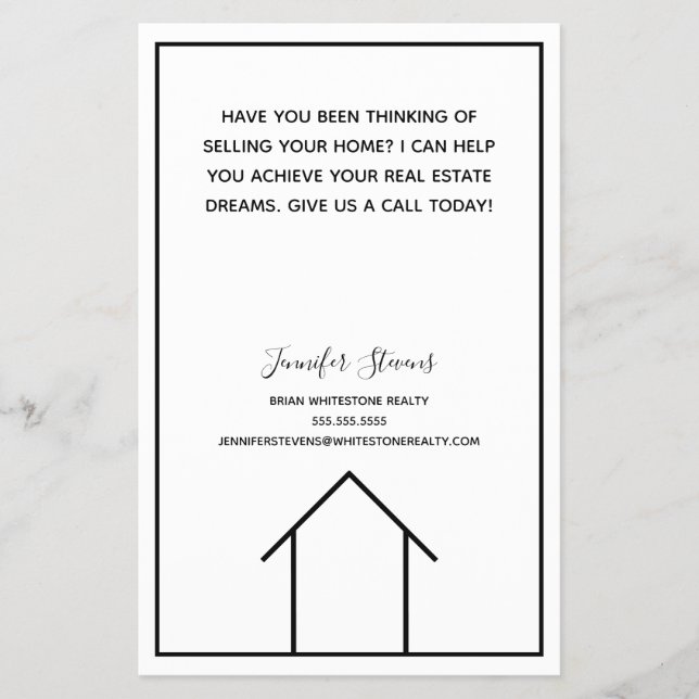 Flyer Marketing do Agente de Realce Personalizado da Emp (Frente)