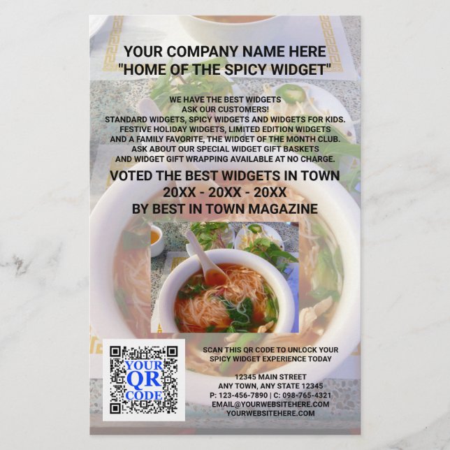 Flyer Marketing Personalizado de Fotografia Leve do Códi (Frente)