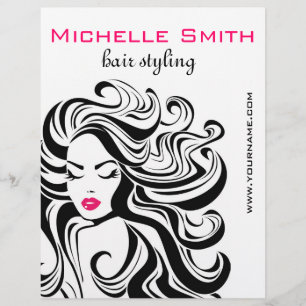 Flyer Marketing Retro Hairstyling