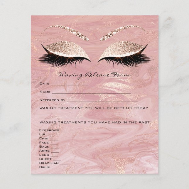 Flyer Mármaco de liberação de responsabilidade de Depila (Frente)