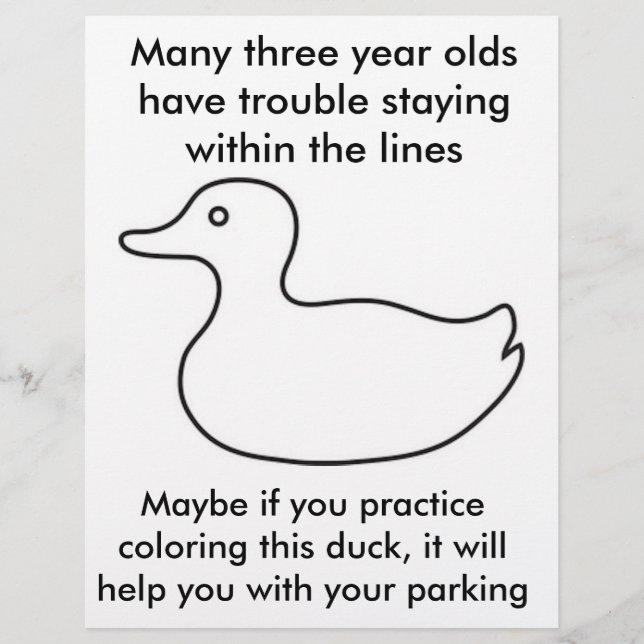 Flyer mau condutor chamador atenção estúpida (Frente)