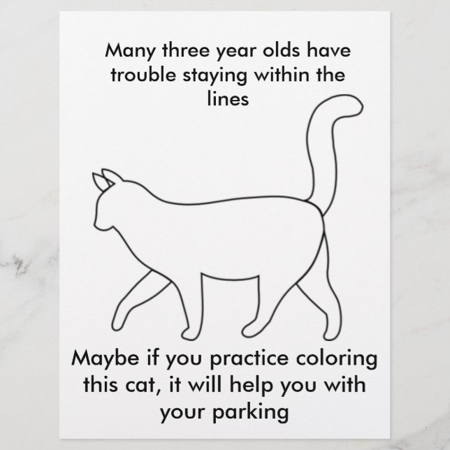 Flyer mau condutor chamador atenção estúpida (Frente)