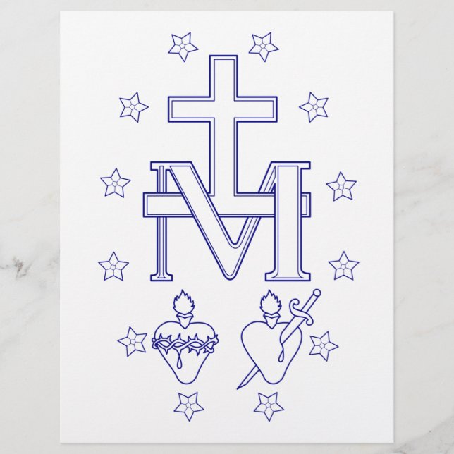 Flyer Medalha de Nossa Senhora das Graves (Frente)