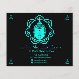Flyer Meditação Budista