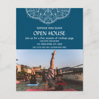 Flyer Meditação Yoga Foto do Promocional Open House