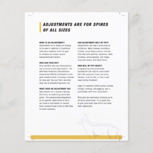 Flyer Meio folha canina