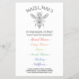 Flyer Mel caseiro personalizado