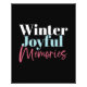 Flyer Memórias alegres de inverno: Citações Festivas de  (Verso)