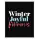 Flyer Memórias alegres de inverno: Citações Festivas de  (Frente)