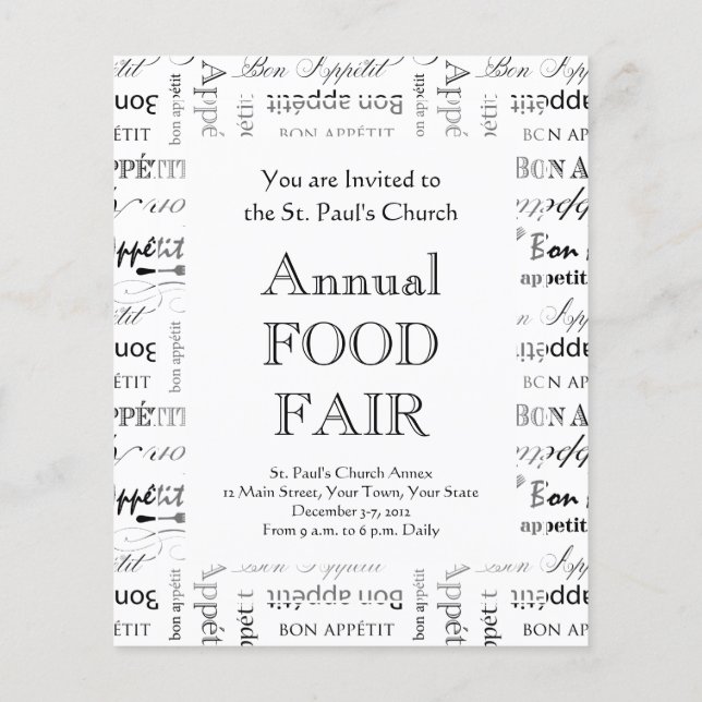 Flyer Mestre Chef Bon Apelido Comida (Verso)