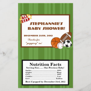 Flyer Microwave Popcorn Wrapper All-Star Green