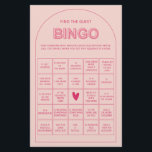 Flyer Minimalista encontra o jogo de chá de panela bingo<br><div class="desc">Projetado para coordenar com nossa Coleção de Tipo Negrito, este rosa que ele disse que ela disse que o jogo do chá de panela apresenta a trendy & popular arch com texto ousado em sotaques cor-de-rosa & fuchsia. Para personalização mais avançada deste design, por exemplo, alteração do layout, da fonte...</div>