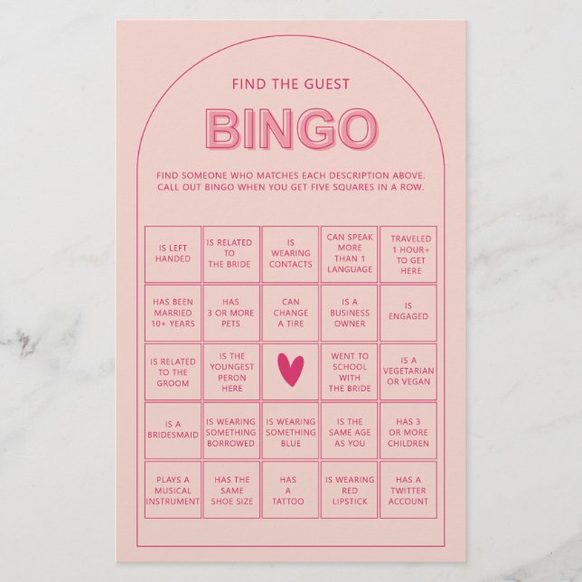 Flyer Minimalista encontra o jogo de chá de panela bingo (Frente)