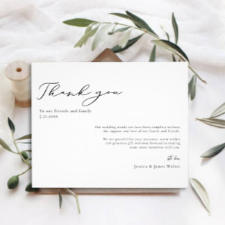 Flyer Mínimo de Orçamento Casamento Negro e Branco Obrig