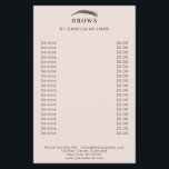 Flyer Minúsculo elegante Augenbrauen<br><div class="desc">Personalisierbarer Flyer mit Augenbraue Illustration.Perfekt für Augenbrauen & Makeup Artisten,  Friseure und Kosmetiker. Editiere dein Produkt in Minuten in dem Du deine Daten hinzu fügst. Über "weiteres personalisieren" kannst Du die Schriftart/Farbe/Position verändern.</div>